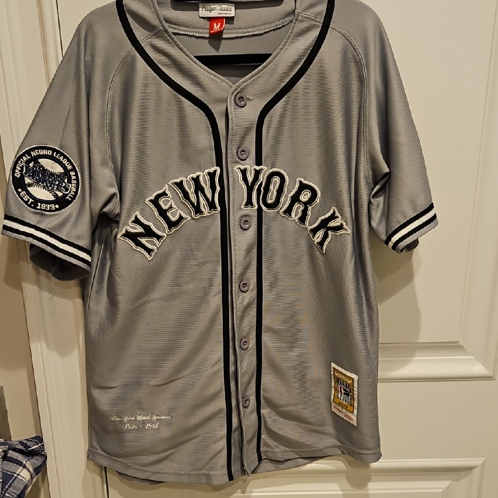Men's‎ Nostalgic New York Negro League Baseball Jersey Medium
